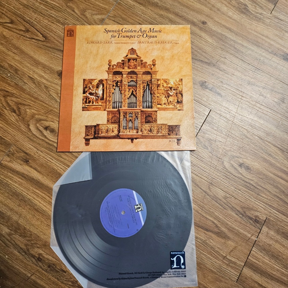 Edward Tarr & Irmtraud Krüger Spanish Golden Age Music 1984 Nonesuch 71415-1  LP